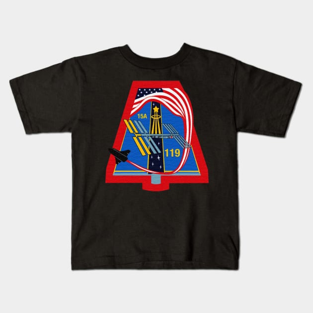 Black Panther Art - NASA Space Badge 86 Kids T-Shirt by The Black Panther